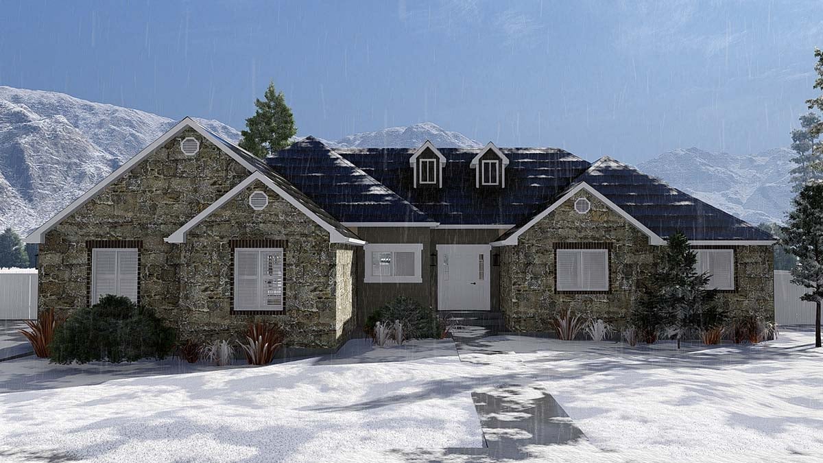 House Plan 50446 Elevation