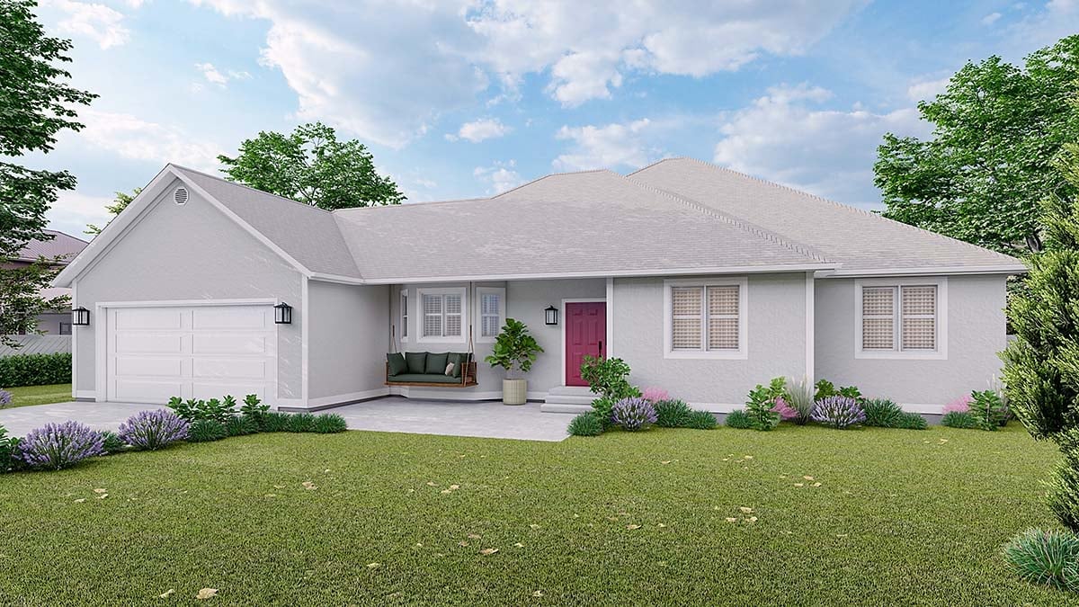 House Plan 50453 Elevation