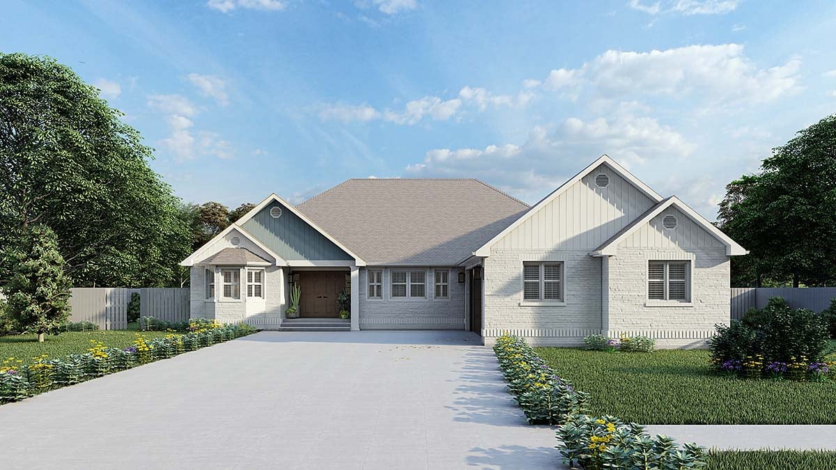 House Plan 50476 Elevation