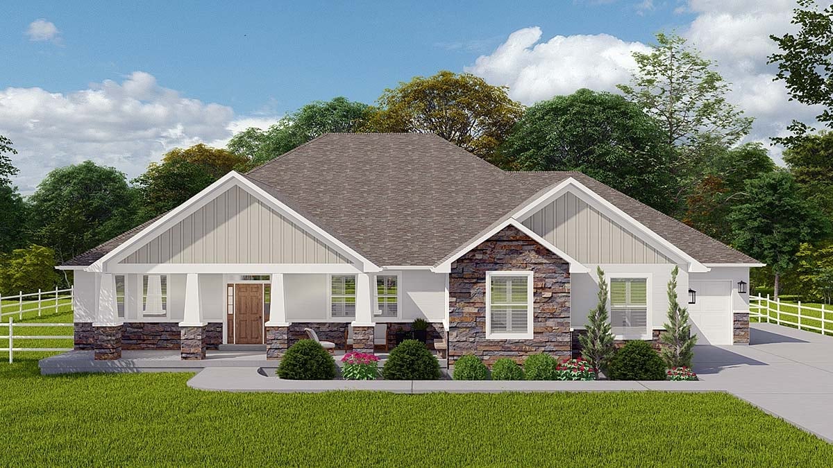House Plan 50486 Elevation