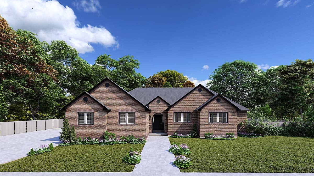 House Plan 50496 Elevation