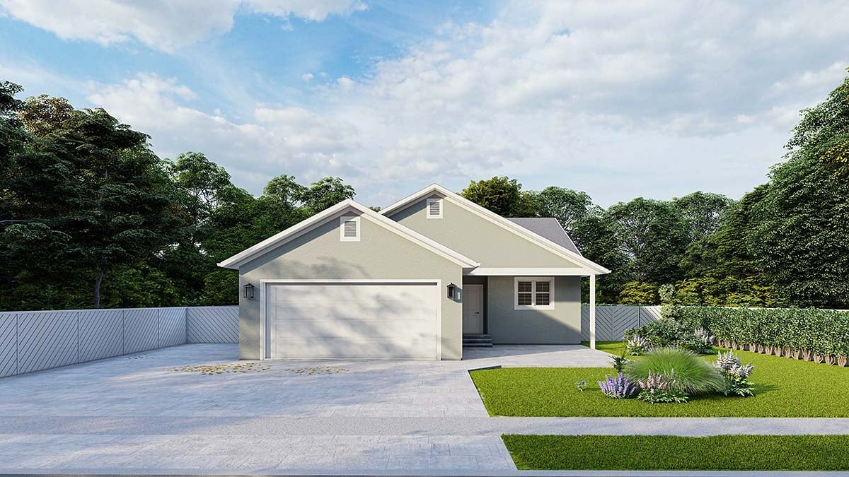 House Plan 50570 Elevation