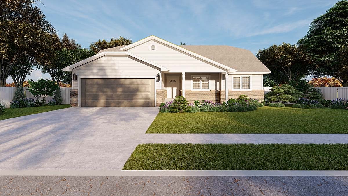 House Plan 50586 Elevation