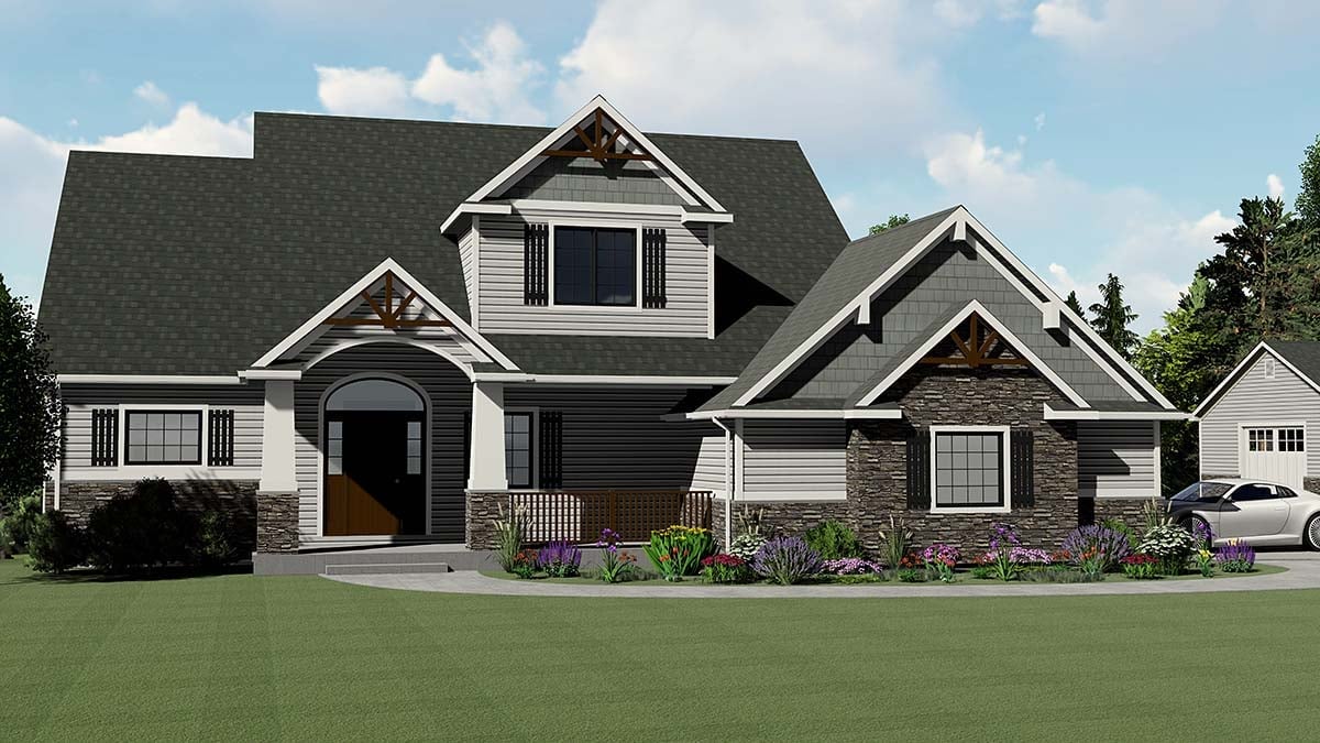 House Plan 50713 Elevation