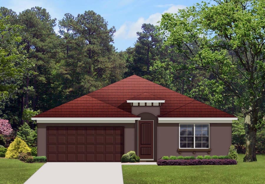 House Plan 50852 Elevation