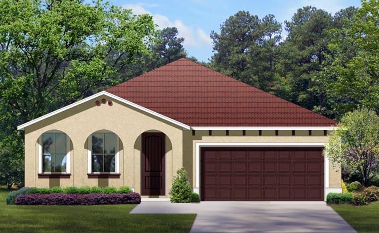 House Plan 50854 Elevation