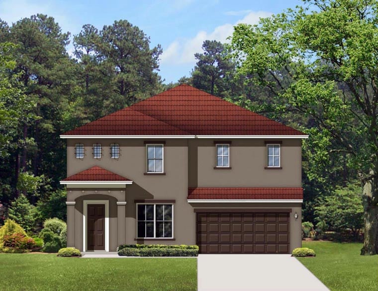 House Plan 50860 Elevation