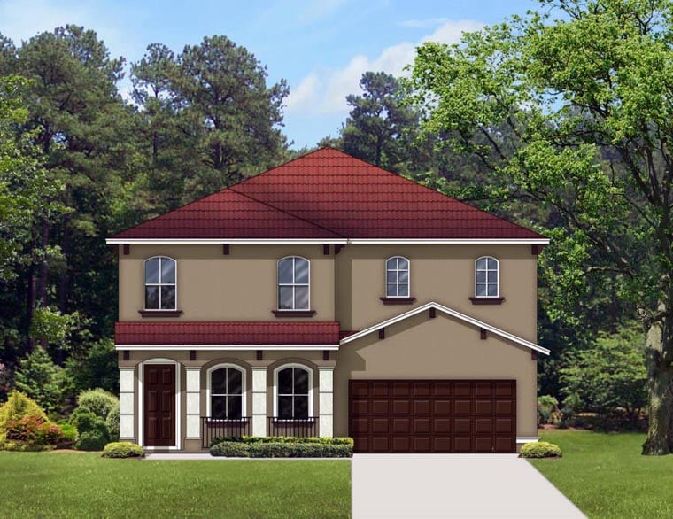 House Plan 50861 Elevation