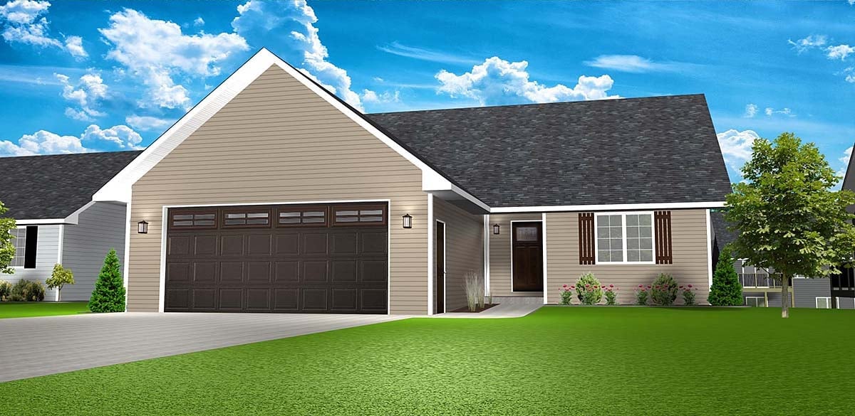 House Plan 50916 Elevation