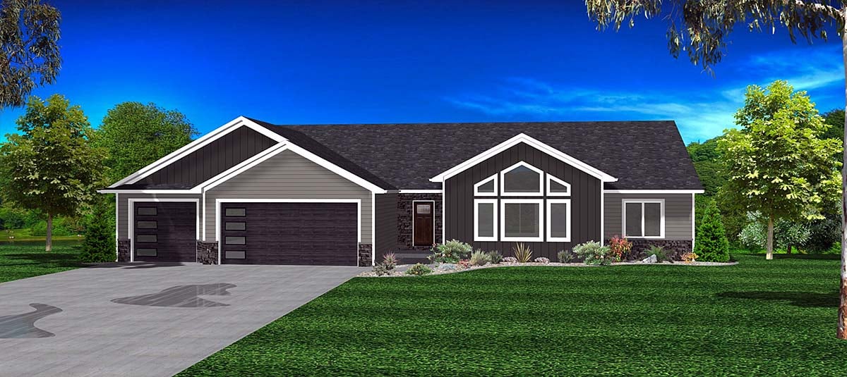 House Plan 50918 Elevation