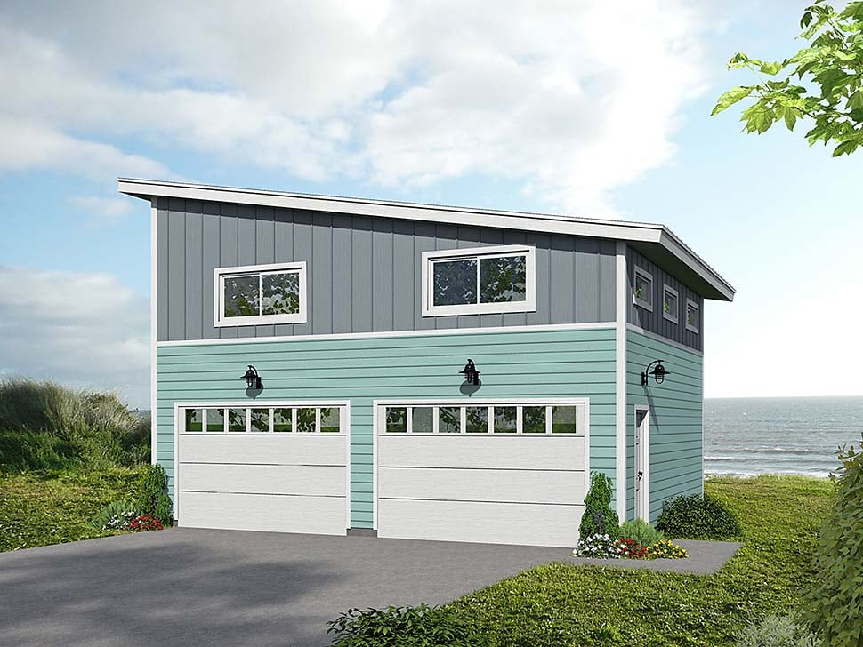 Garage Plan 51607 - 2 Car Garage Elevation