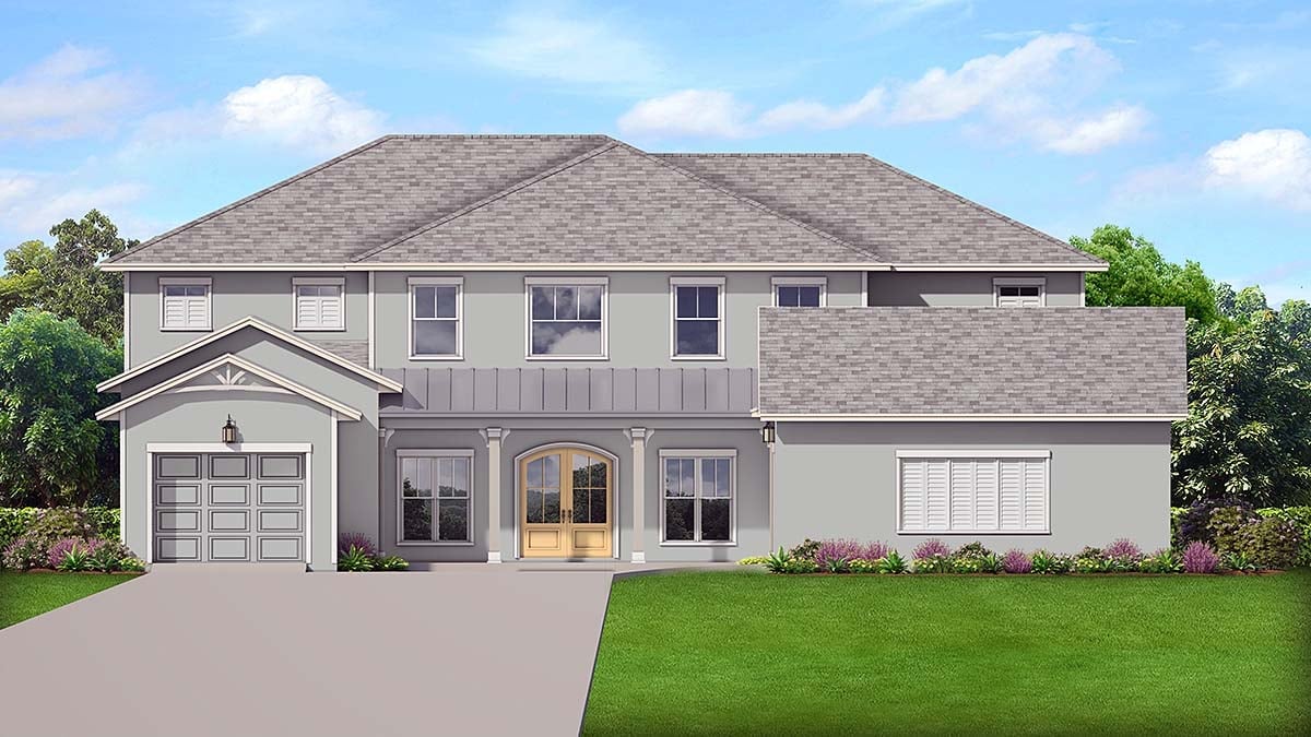 House Plan 51717 Elevation