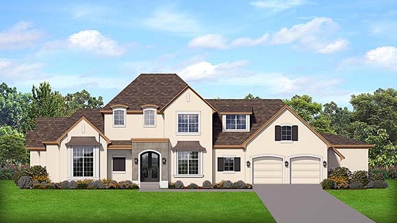 House Plan 51718 Elevation