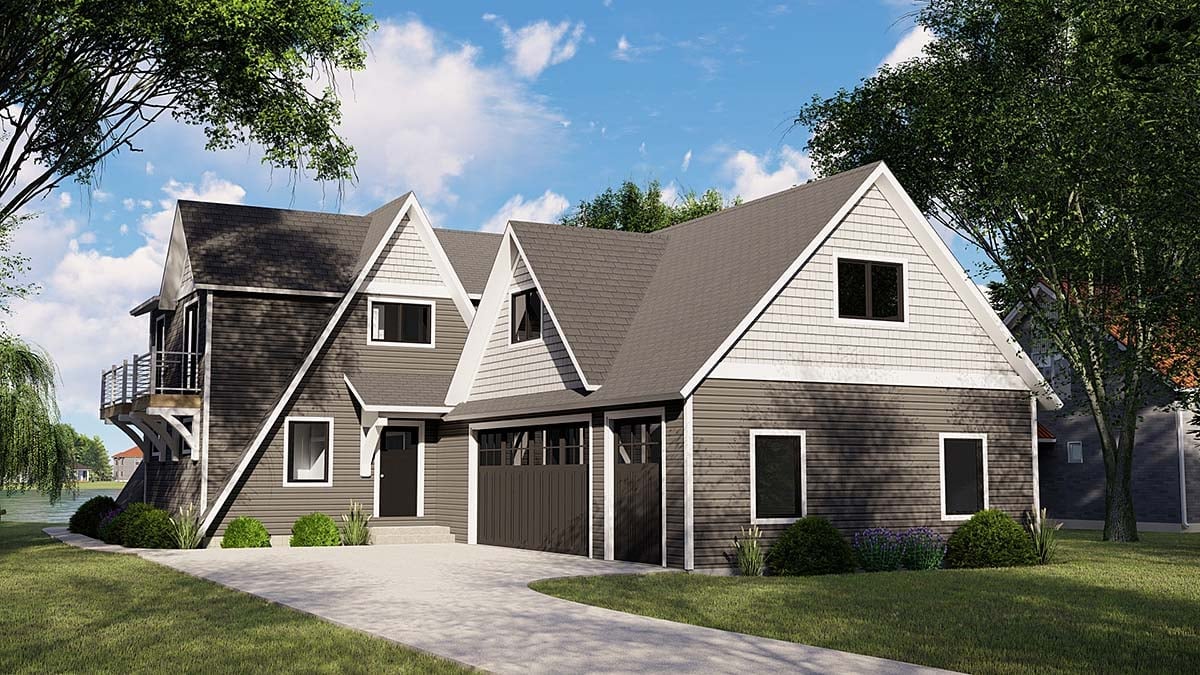 House Plan 51817 Elevation