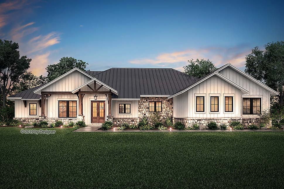 House Plan 51987 Elevation