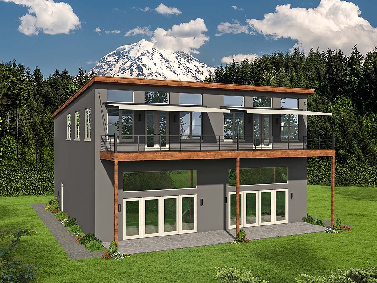 Multi-Family Plan 52105 Elevation