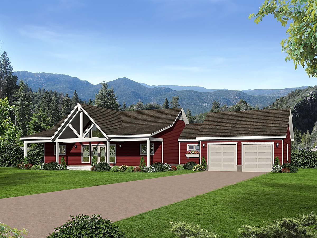 House Plan 52122 Elevation