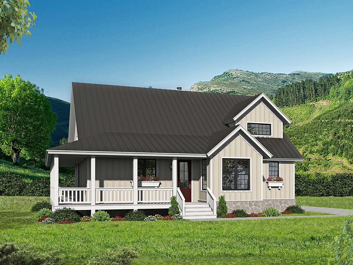 Plan 52143 | Traditional Style with 3 Bed, 4 Bath