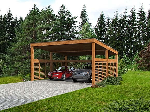 Garage Plan 52165 - 2 Car Garage Elevation