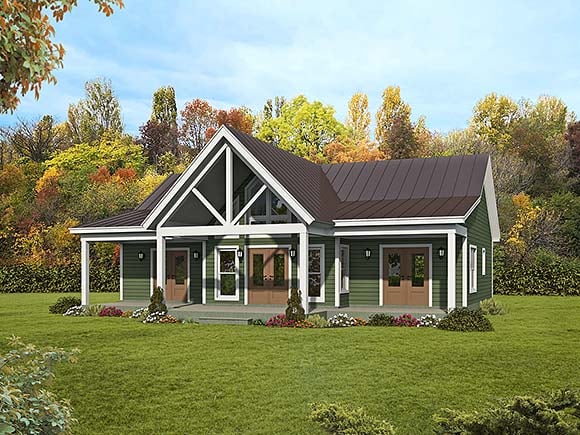 House Plan 52173 Elevation