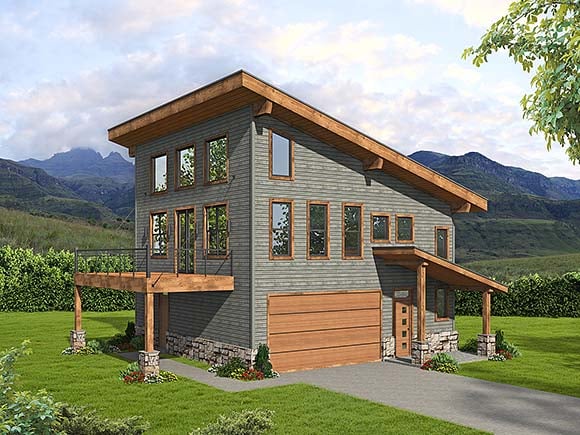 House Plan 52194 Elevation