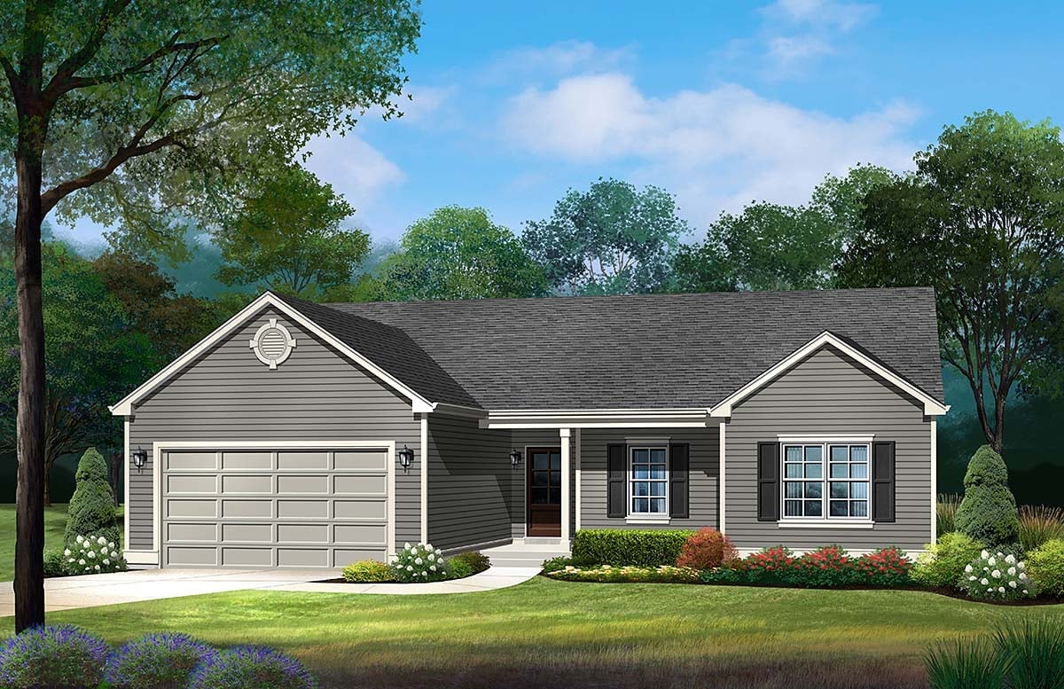 House Plan 52219 Elevation