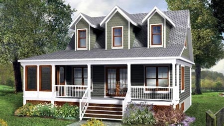 House Plan 52817 Elevation