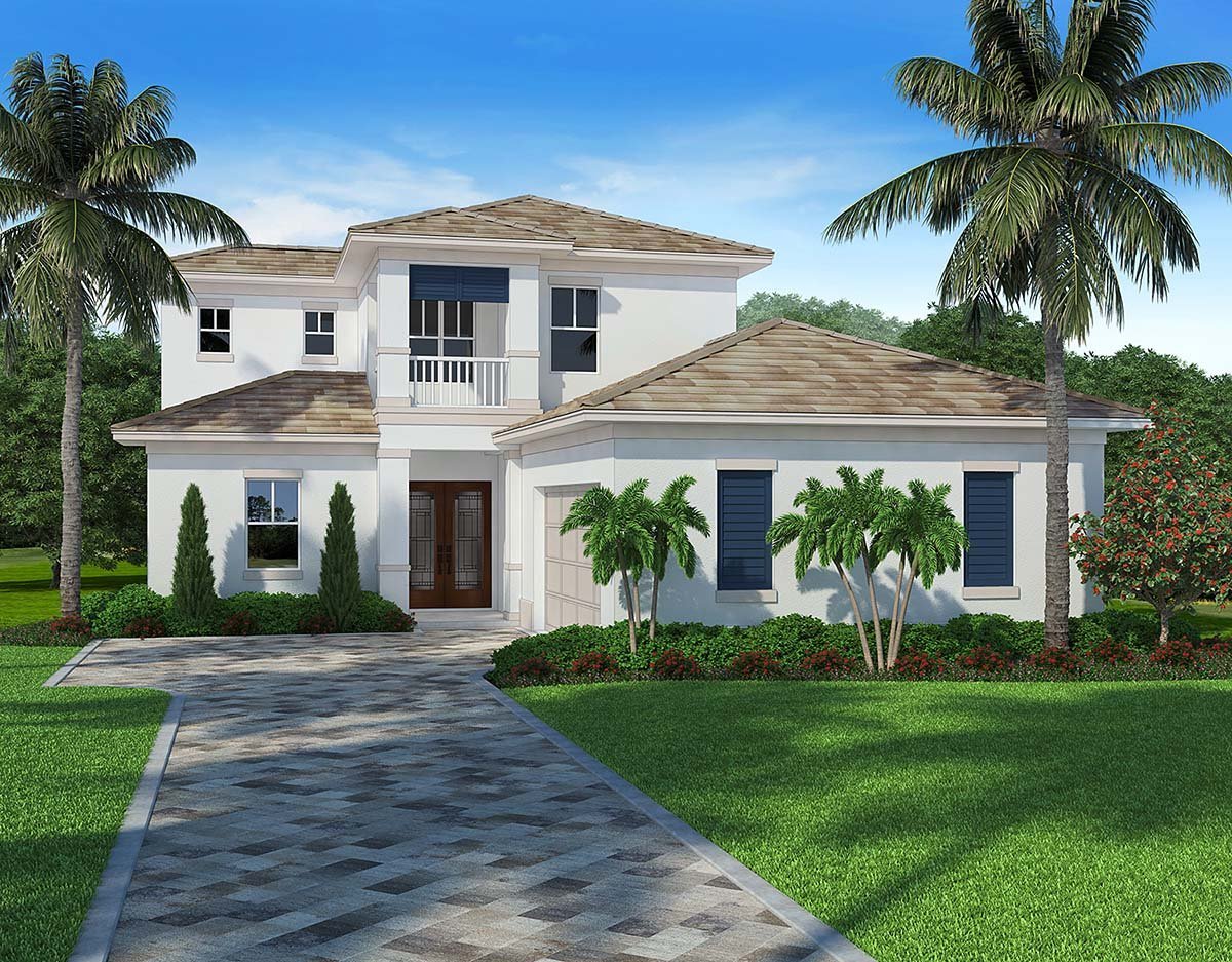 House Plan 52956 Elevation
