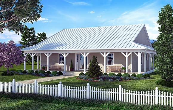 House Plan 52986 Elevation