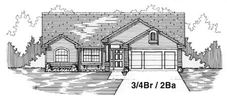 House Plan 53245 Elevation