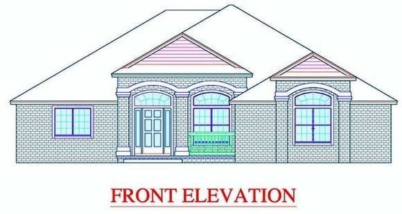 House Plan 53293 Elevation