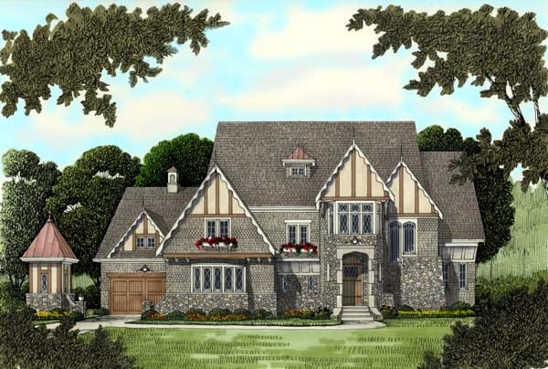 House Plan 53743 Elevation