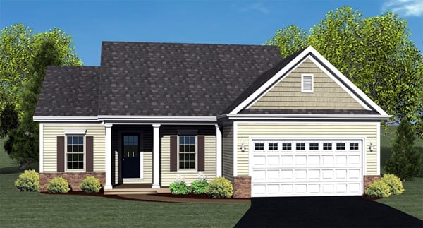 House Plan 54006 Elevation