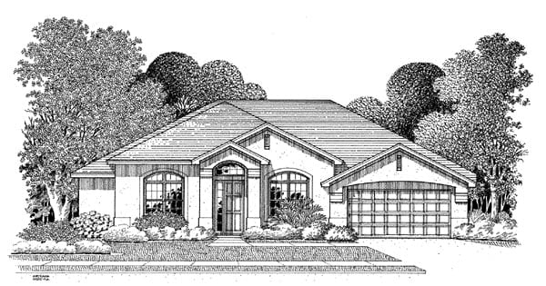 House Plan 54904 Elevation