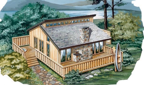 House Plan 55126 Elevation