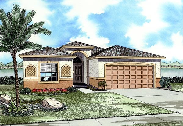 House Plan 55714 Elevation