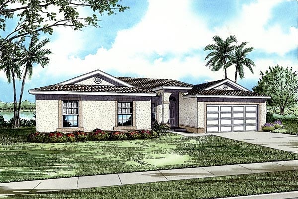 House Plan 55719 Elevation