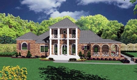 House Plan 56328 Elevation