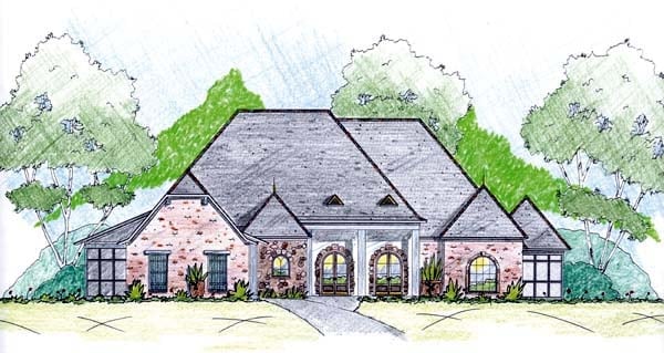 House Plan 56332 Elevation