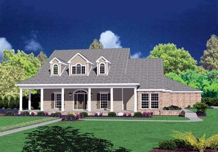 House Plan 56333 Elevation