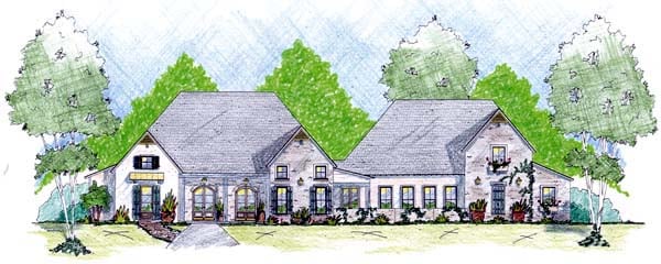 House Plan 56335 Elevation