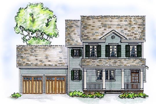 House Plan 56531 Elevation