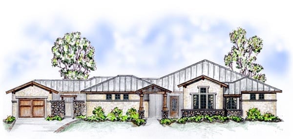 House Plan 56550 Elevation
