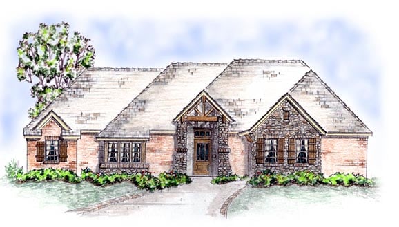 House Plan 56552 Elevation