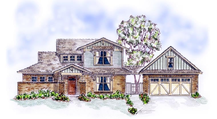 House Plan 56579 Elevation