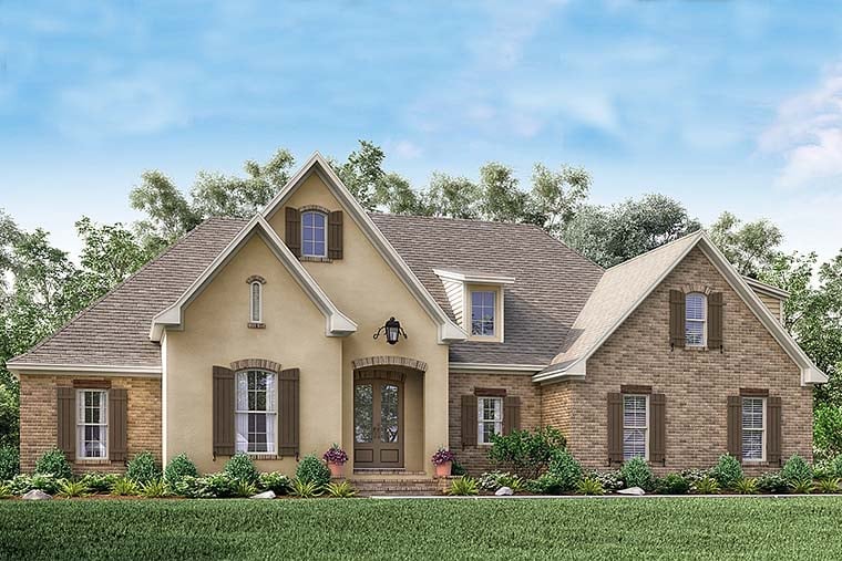 House Plan 56915 Elevation