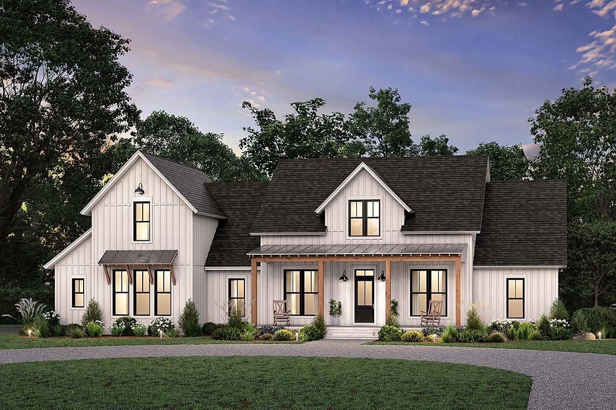 House Plan 56926 Elevation