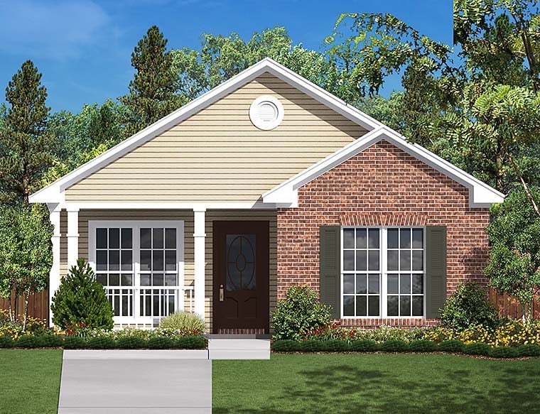 House Plan 56930 Elevation