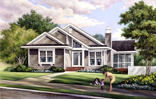 House Plan 57070 Elevation