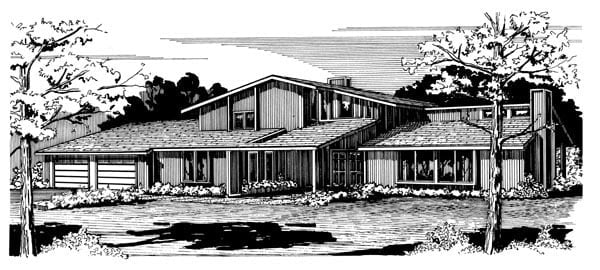 House Plan 57531 Elevation